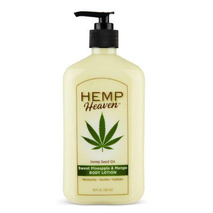 Hemp Heaven Pineapple - Mango Lotion with Pump - 18oz